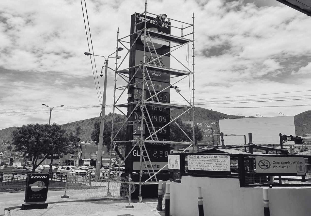 Mantenimiento en estación de servicio